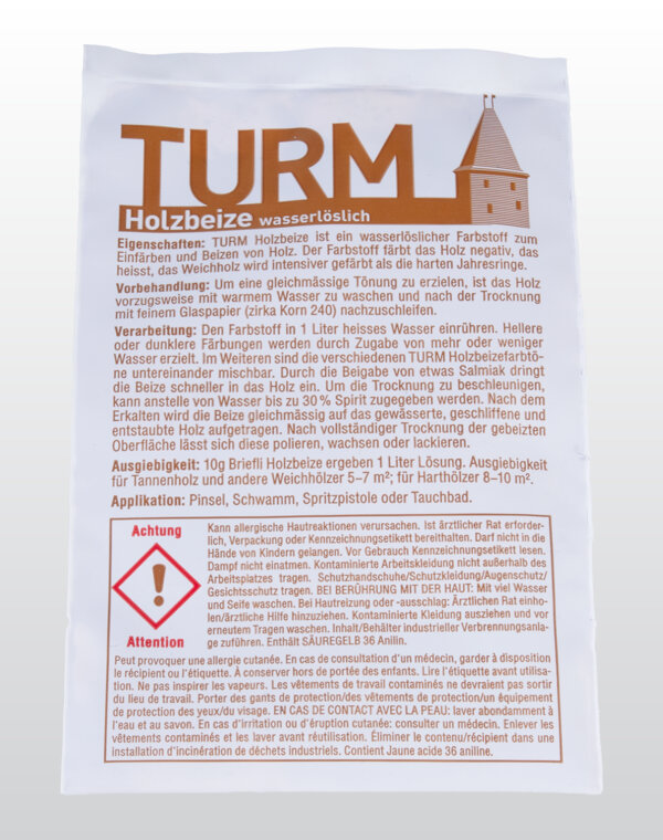 24 TURM colorant pour bois en poudre