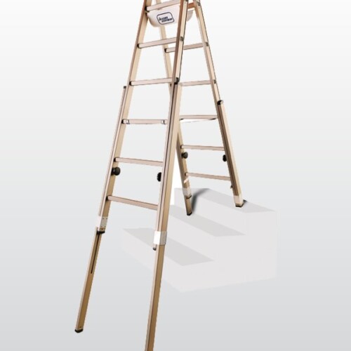 4403 ILLER echelle avec pieds réglable en alu
